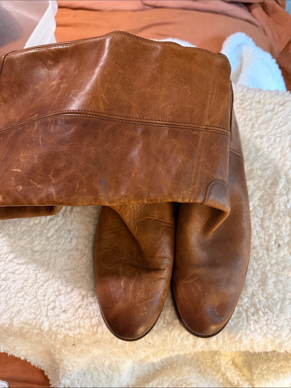 Frye women’s Brown Leather Knee-High Boots